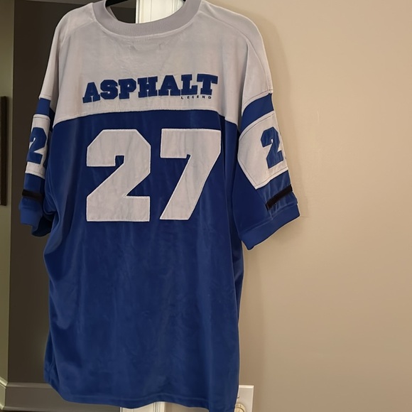 Asphalt Legend Men’s Blue and Grey Sports Jersey Size XL - Picture 10 of 13